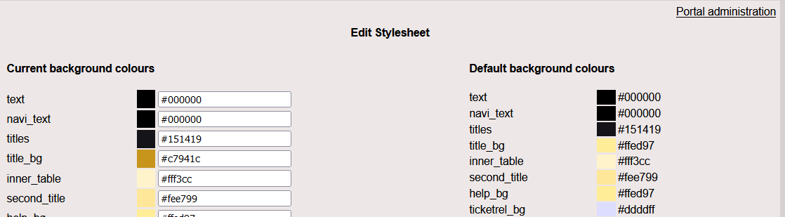 xGUS edit stylesheets