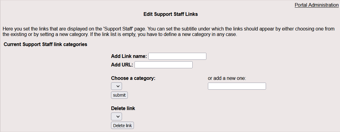 xGUS edit support staff links